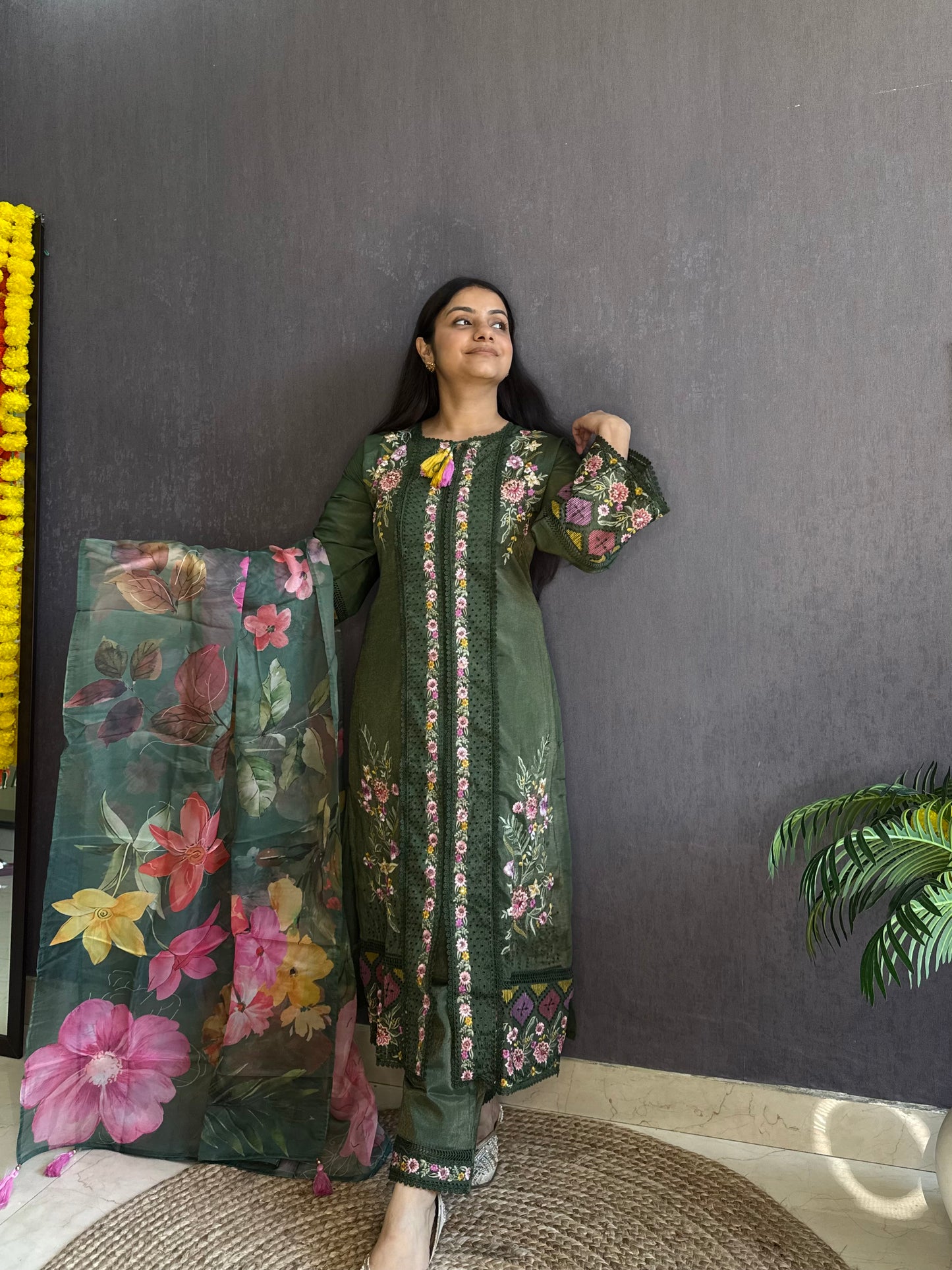 Angrakha Pakistani designer suit