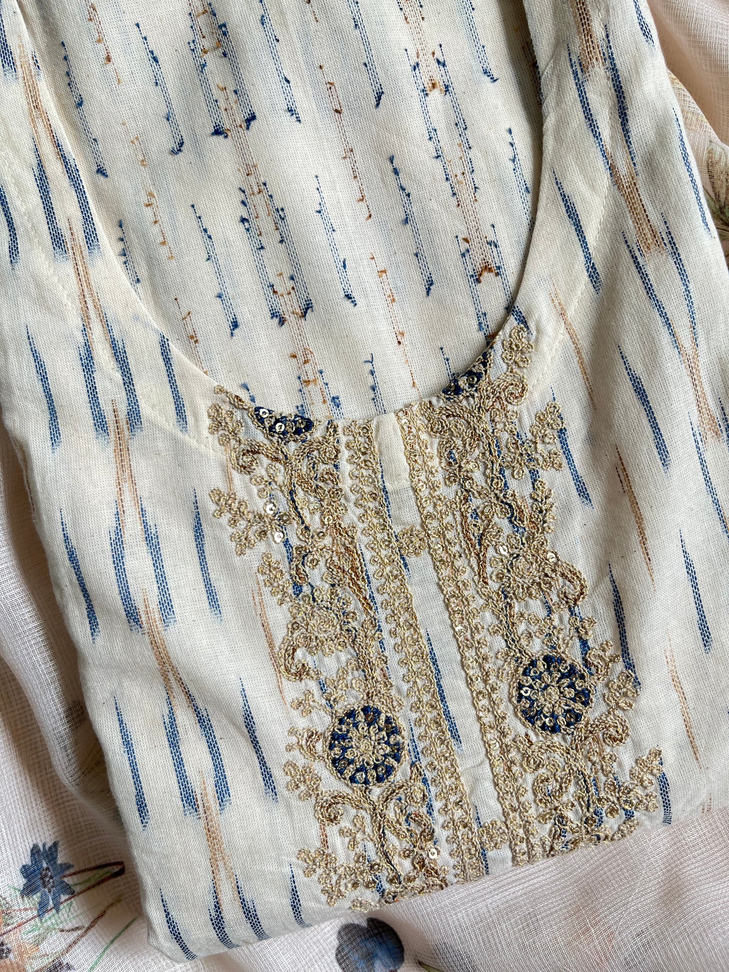 Cotton- Kota Aari work suits