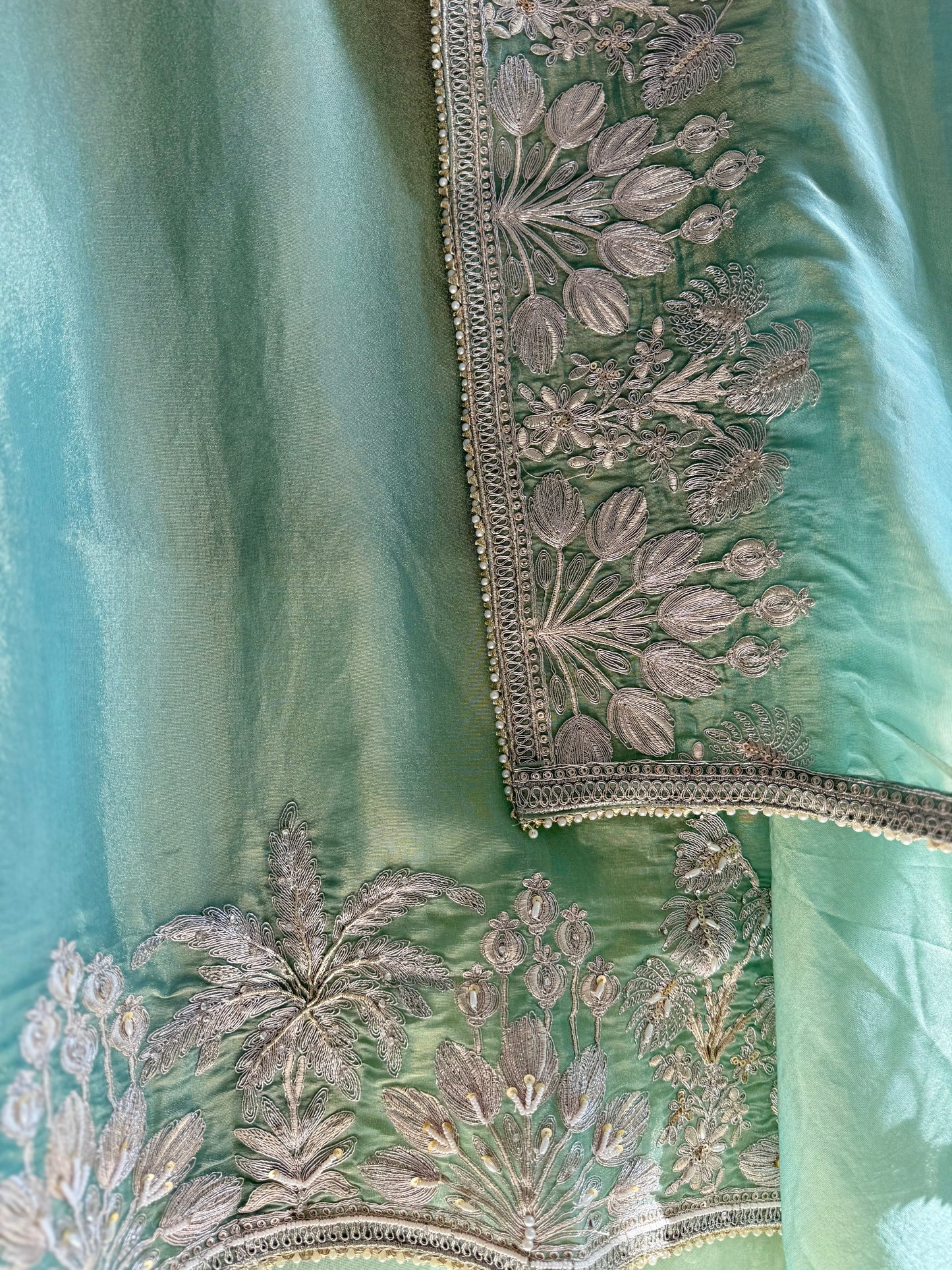 Luxurious Aari work handwork suit