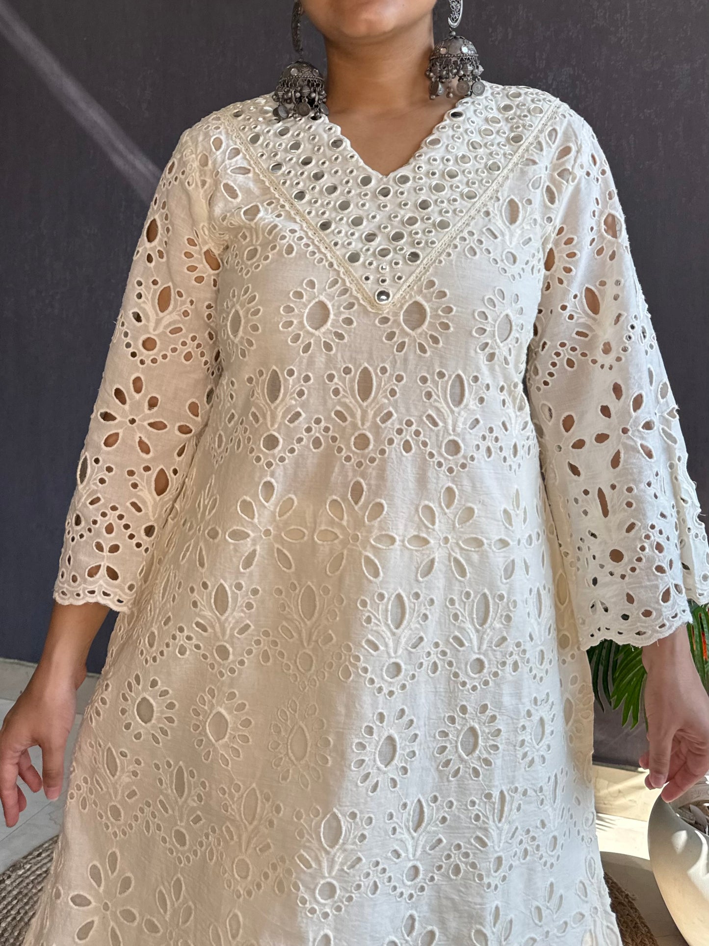 Schiffili floral cotton Coord set