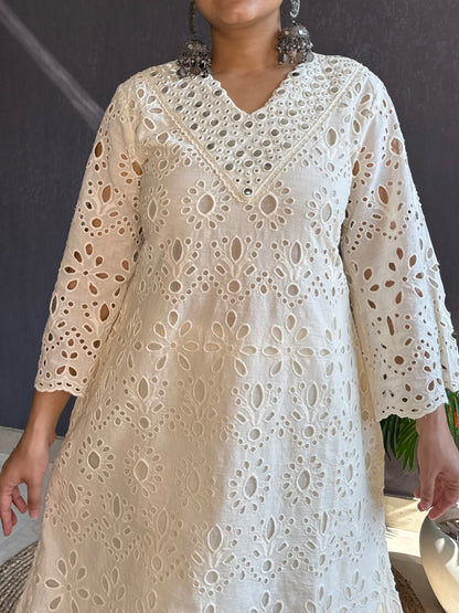 Schiffili floral cotton Coord set