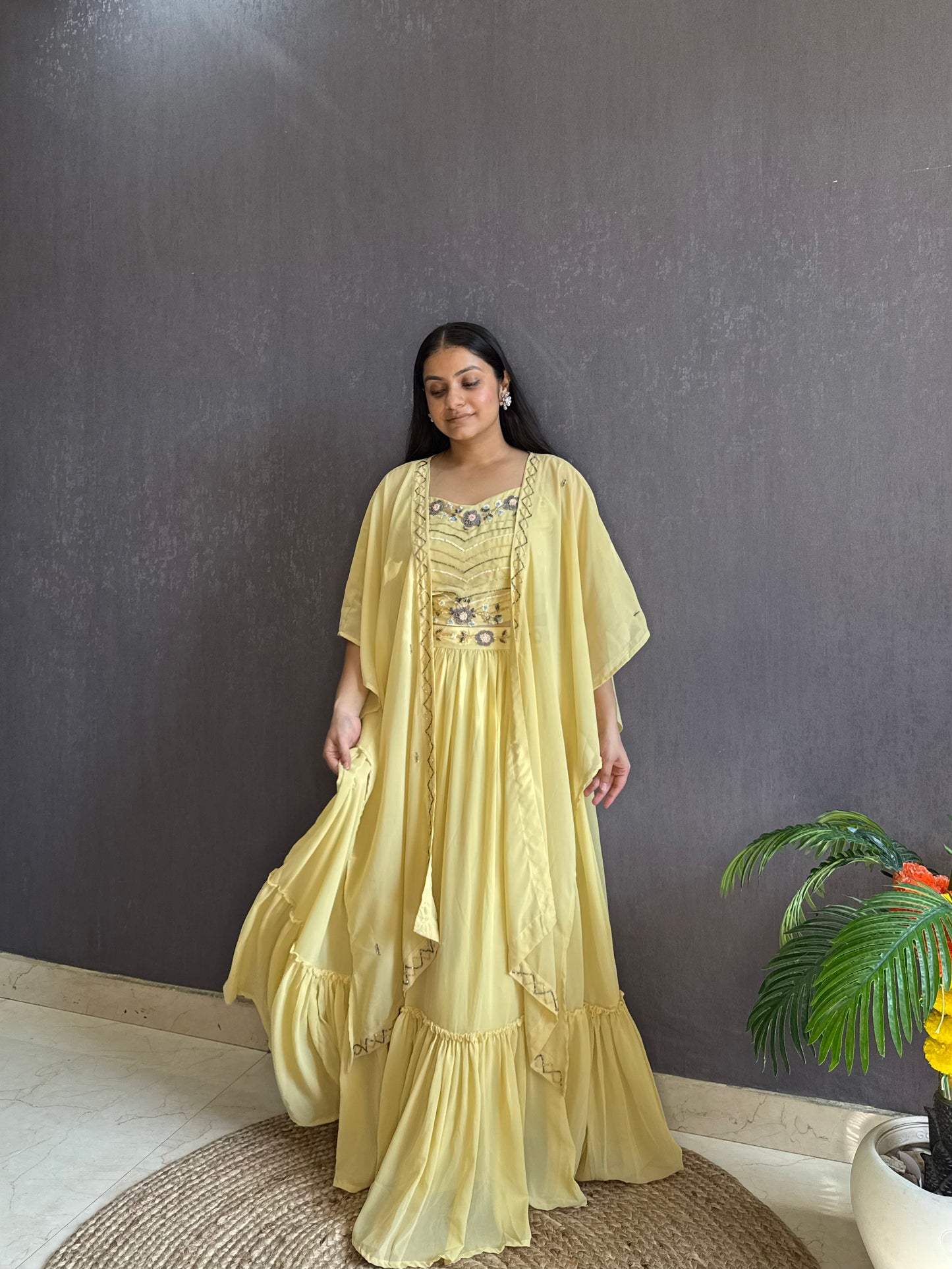 Cape Lehenga set