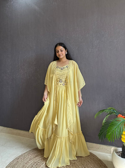 Cape Lehenga set