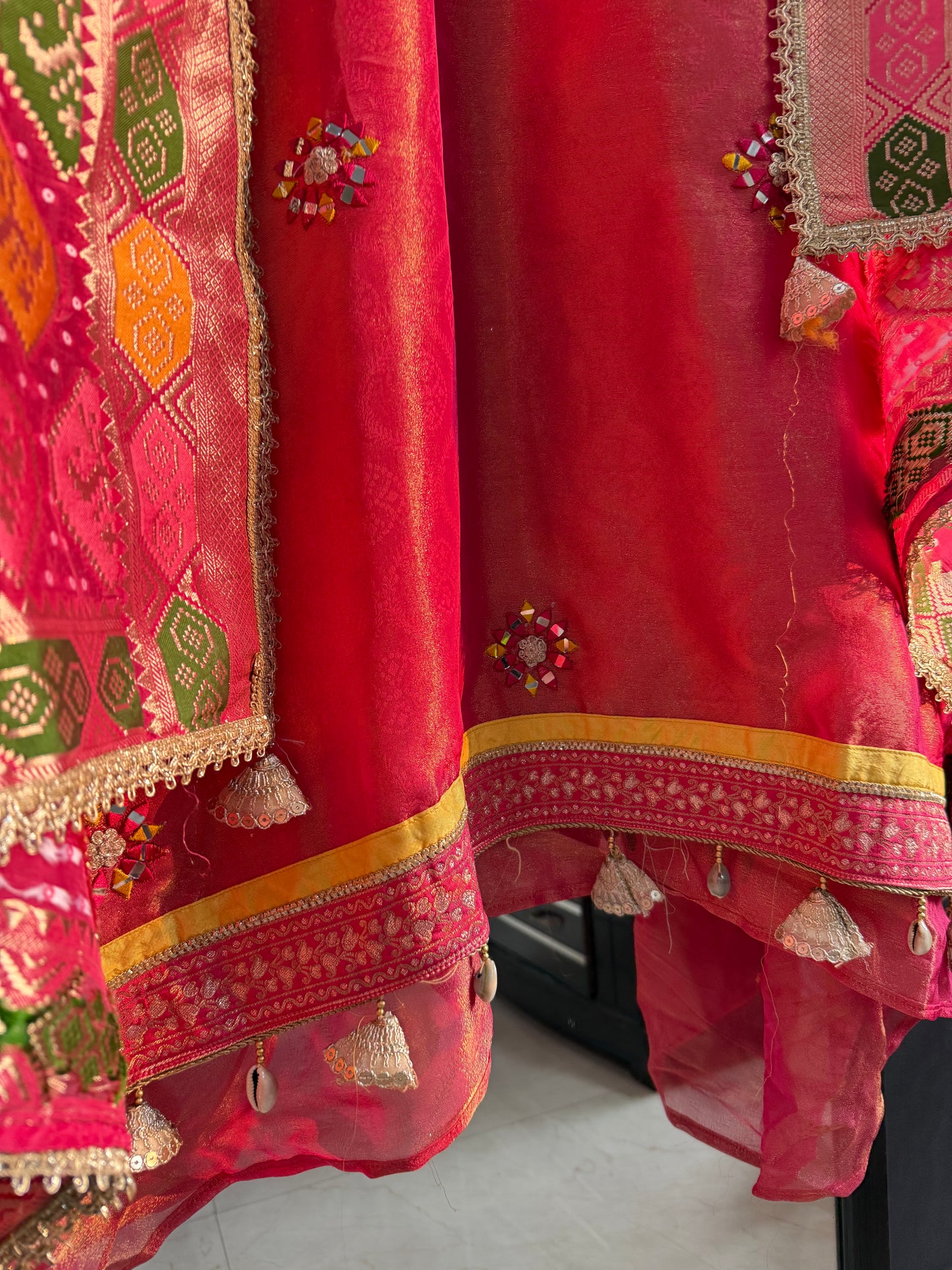 Luxurious patola kanjivaram silk suit