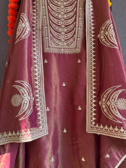 Luxurious Tissue silk suit