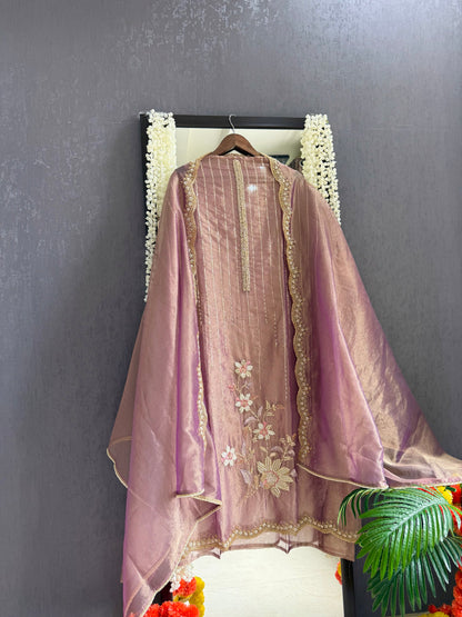 Premium Crush Tissue handwork suit