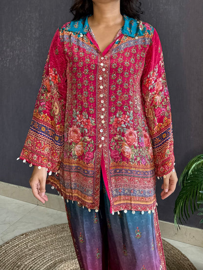 Digitally printed tassel Coord set