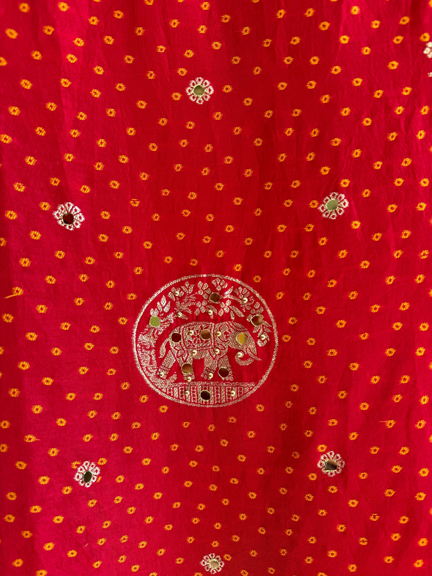 Banarsi bandhani silk suit