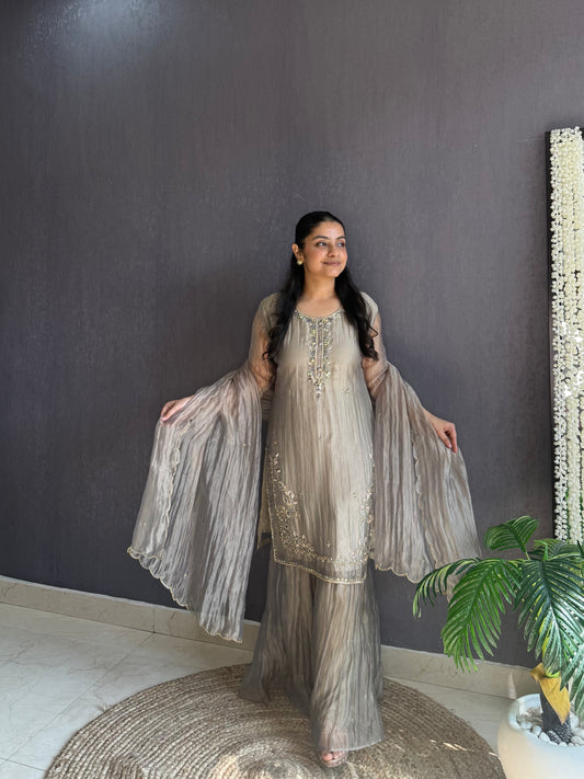 Handwork sharara set