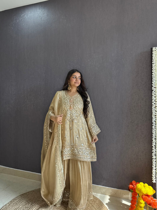 Luxurious gotapatti sharara set