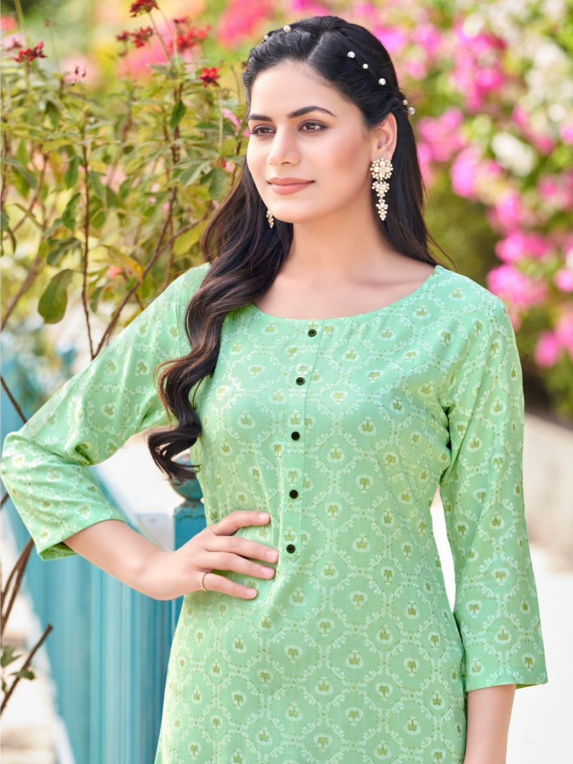 Printed kurtas