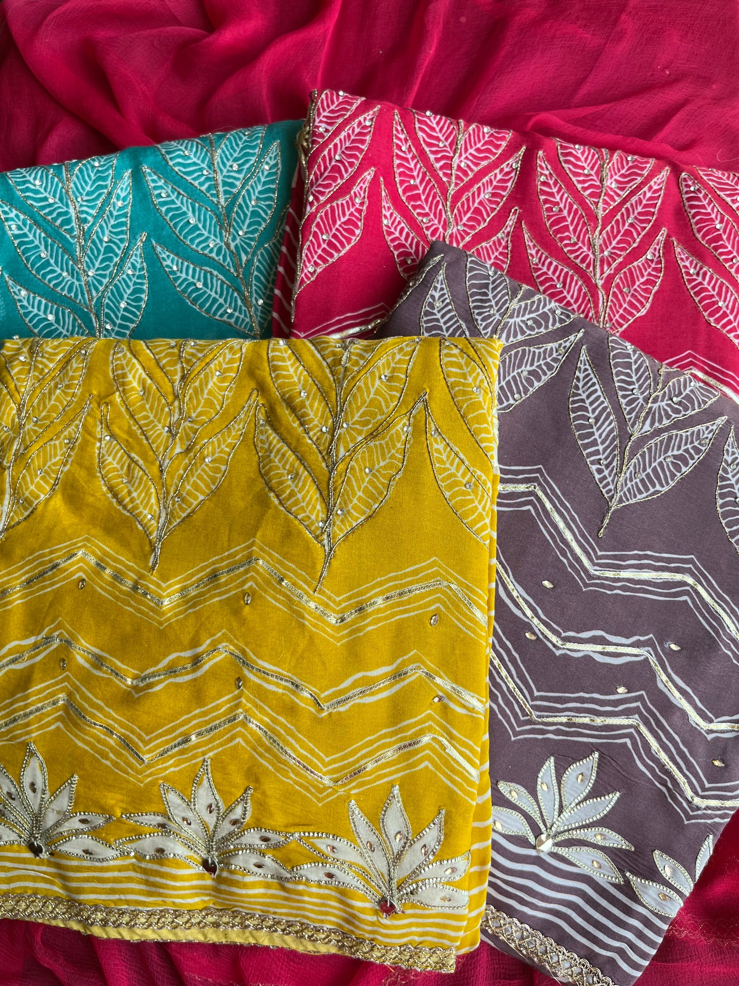 Soft Muslin unstitched suits