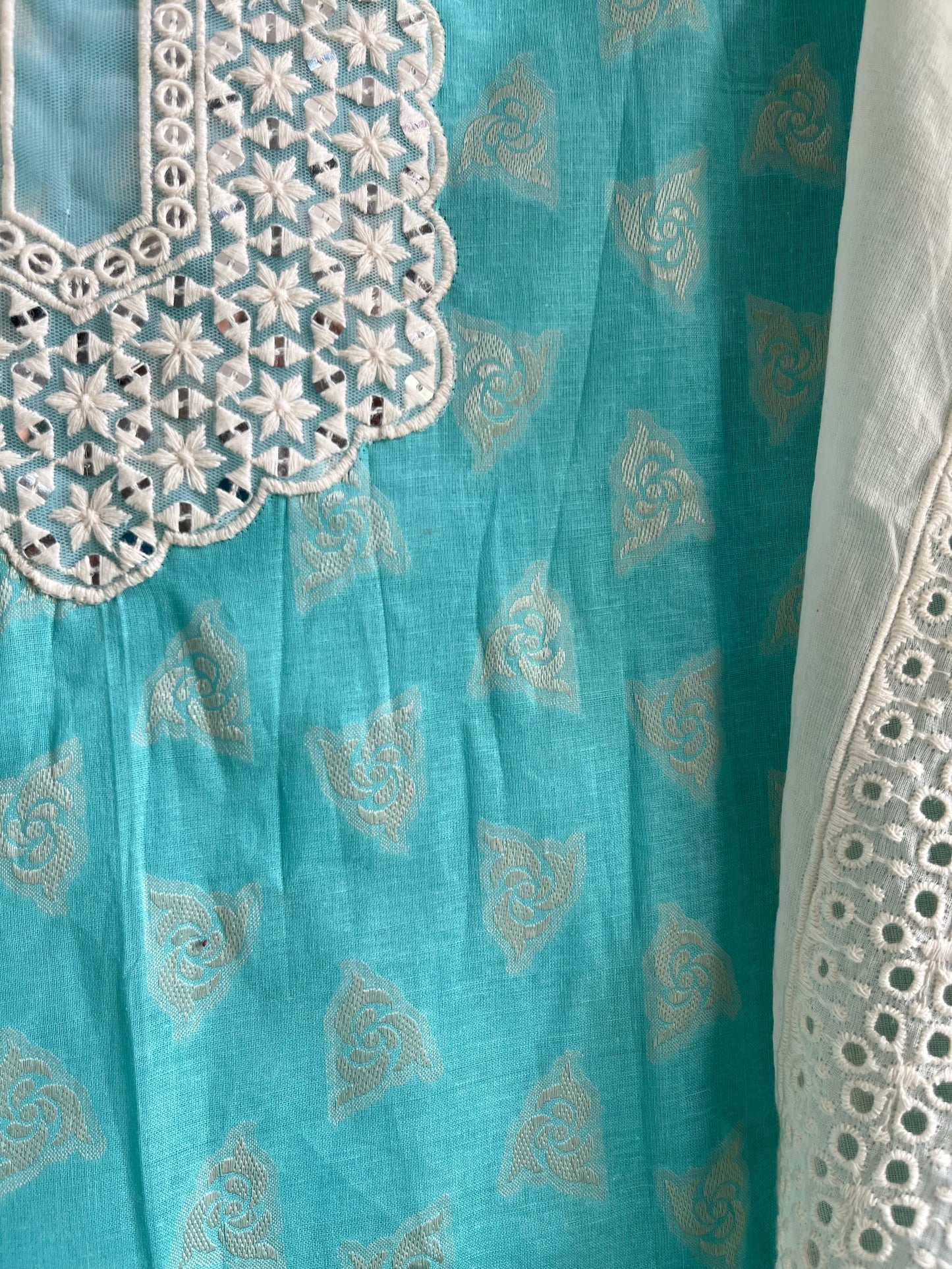 Mulmul schiffili handpainted suits