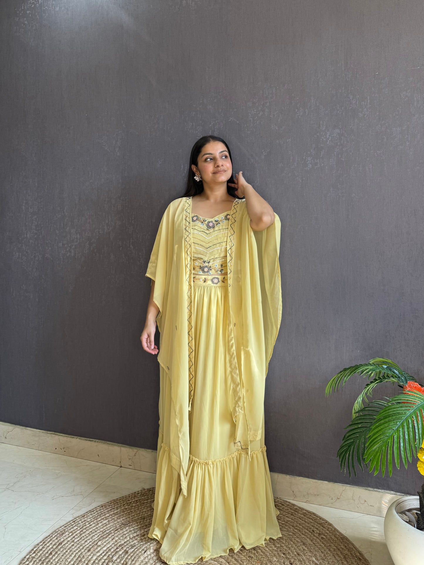 Cape Lehenga set