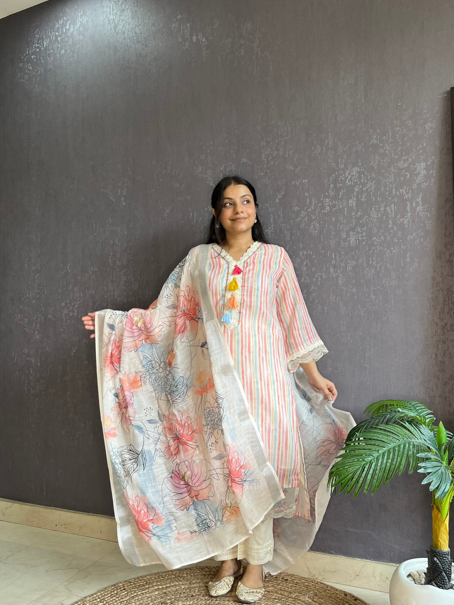 Linen designer suits