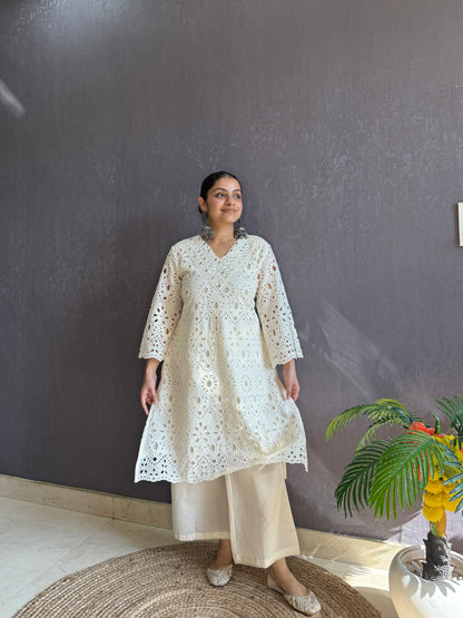 Schiffili floral cotton Coord set