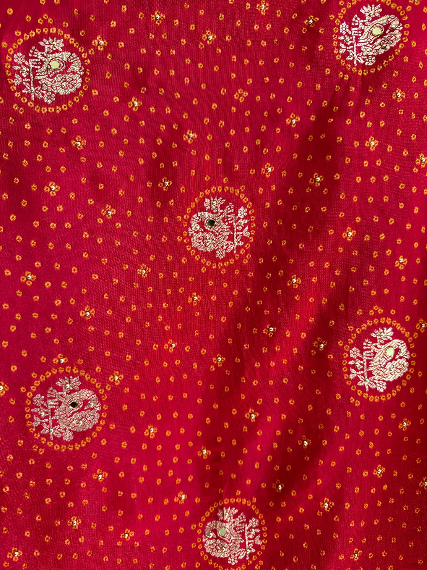 Banarsi bandhani silk suit