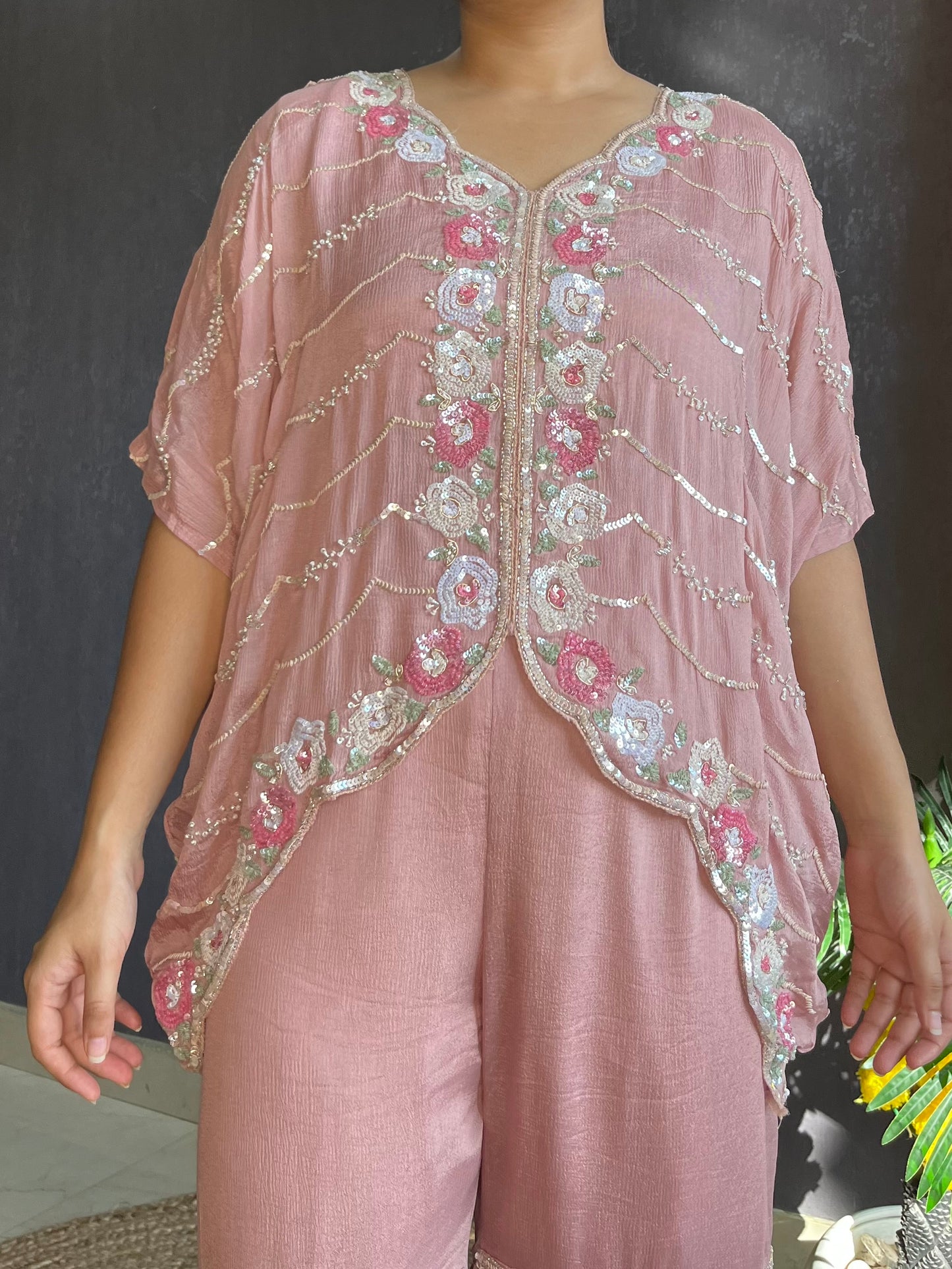 Sharara Cape set