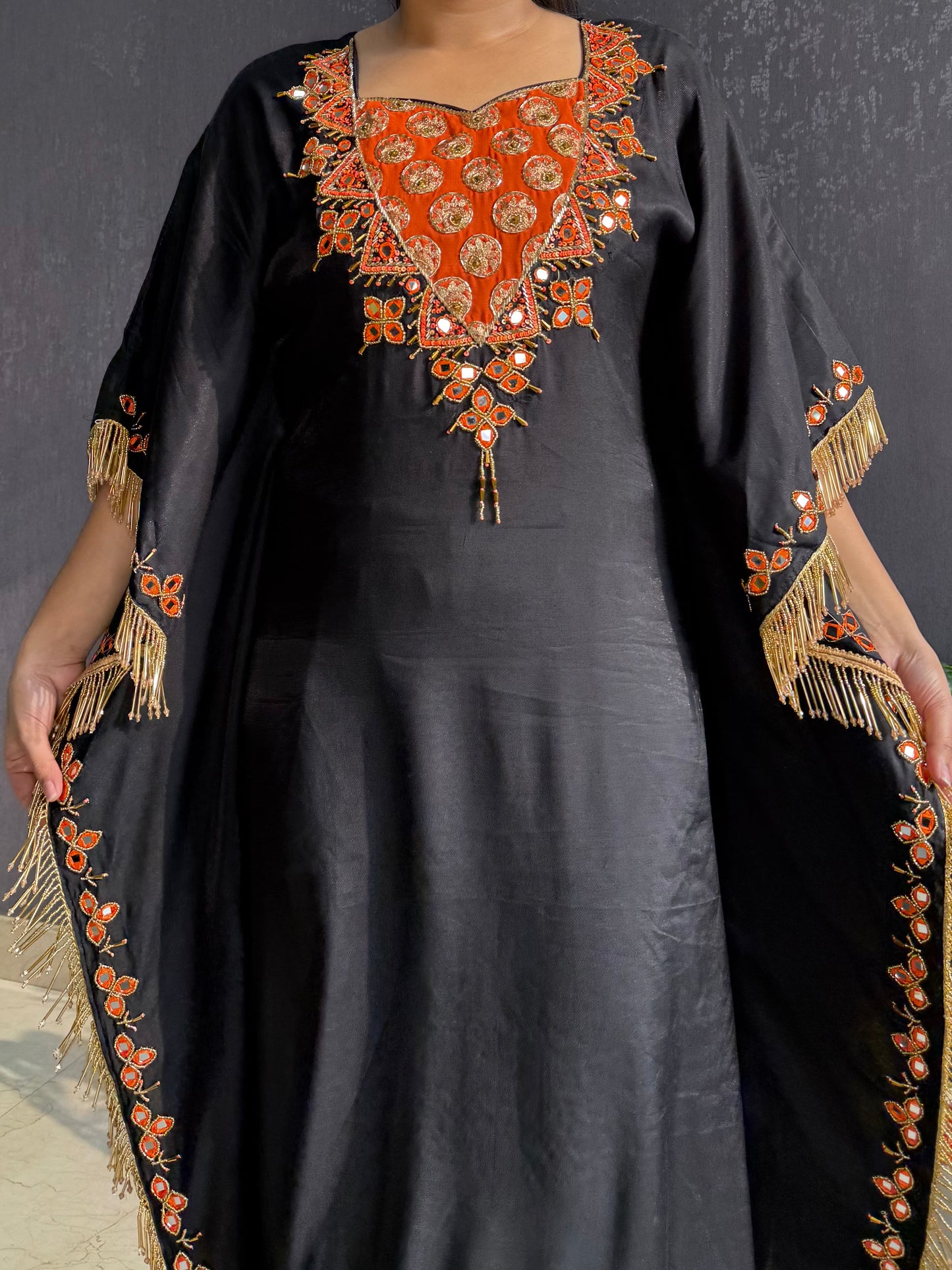 Handwork Sheesha kaftan set