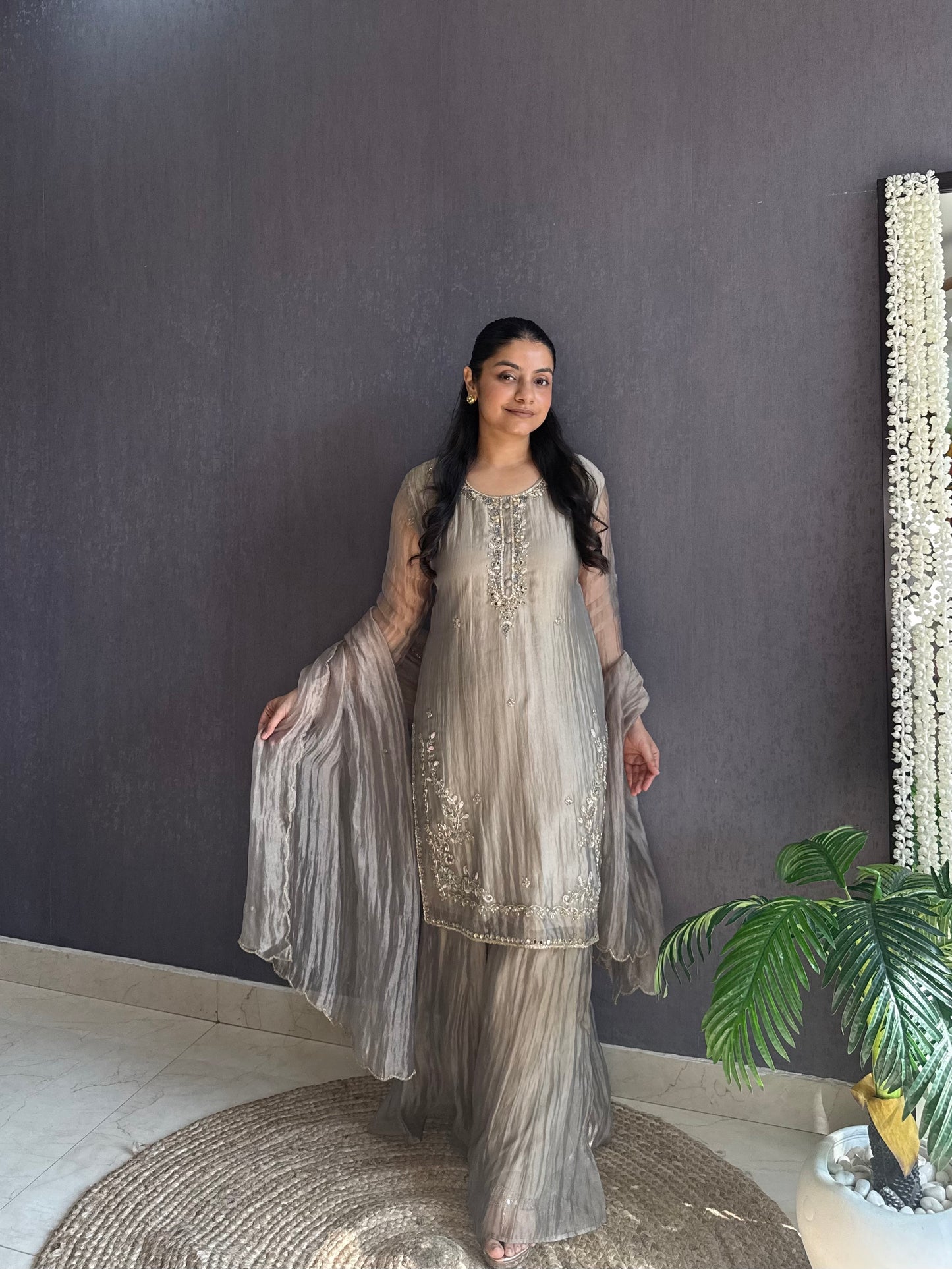 Handwork sharara set