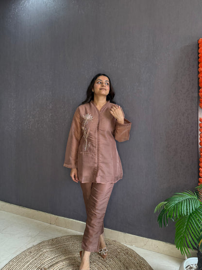 Designer handwork Coord set