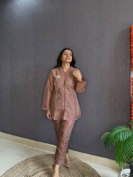 Designer handwork Coord set