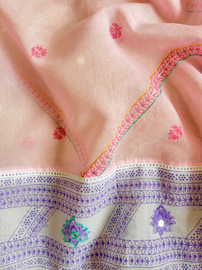 Kota doria aari work suits