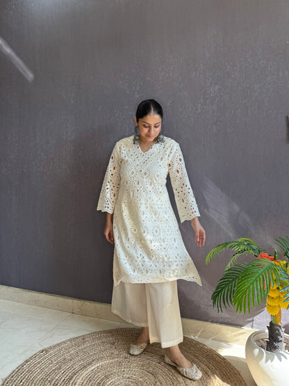 Schiffili floral cotton Coord set