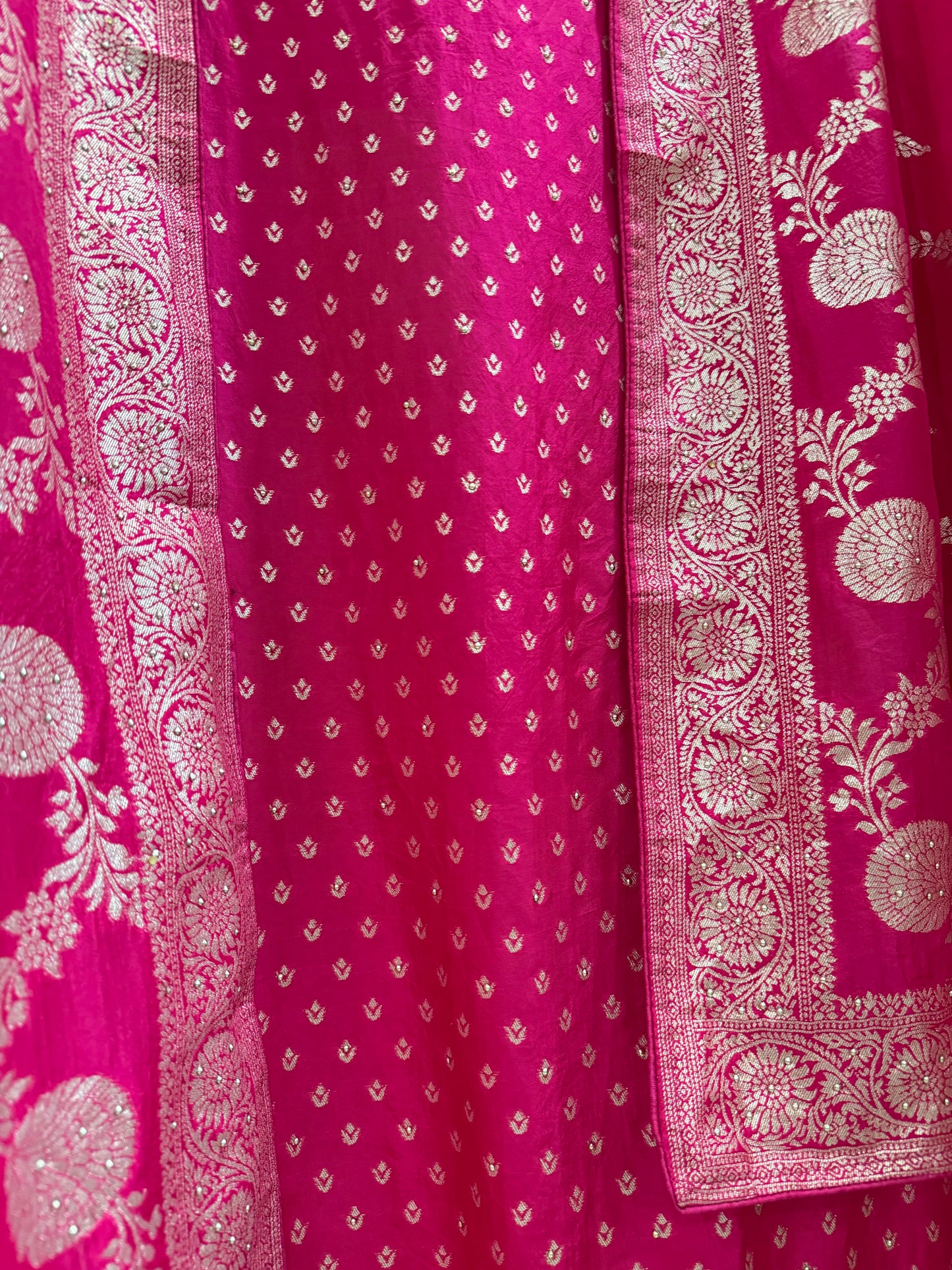 Banarsi handwork silk suit