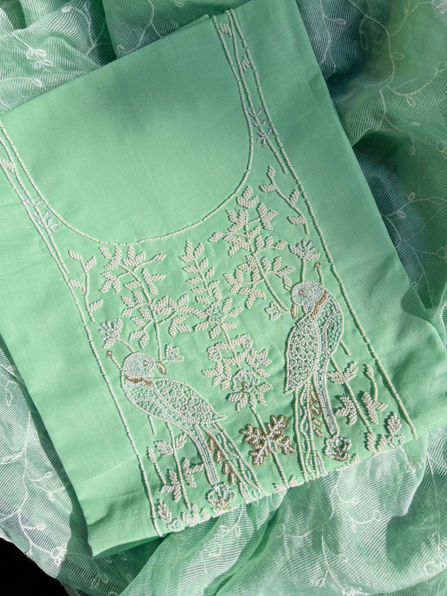 Pearlwork premium cotton suits