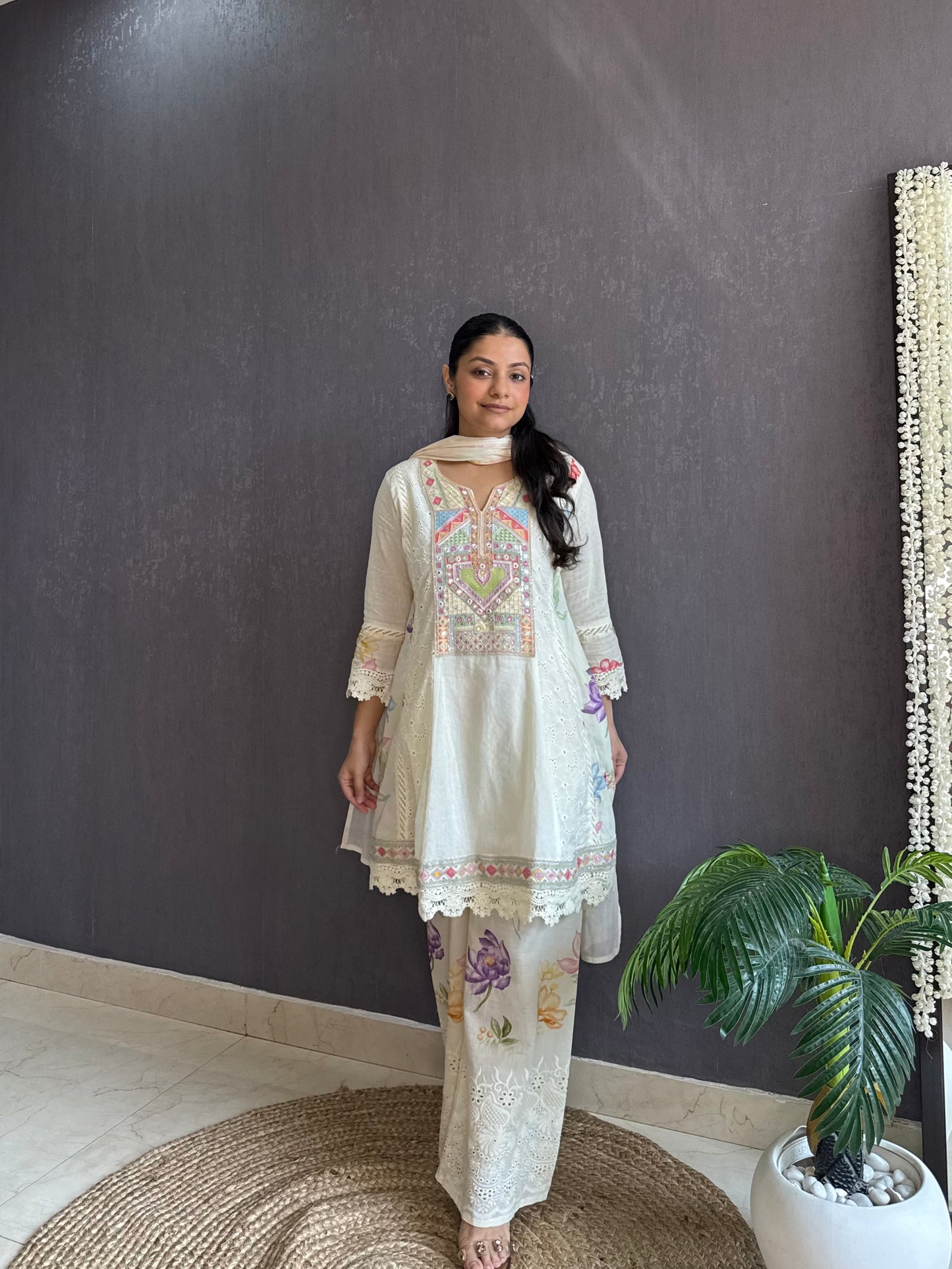 Pure cotton designer kurta set
