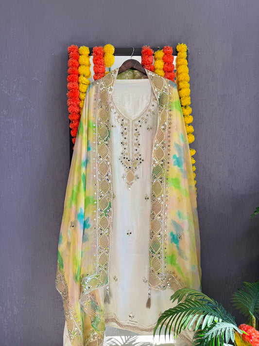Luxurious gotapatti suit