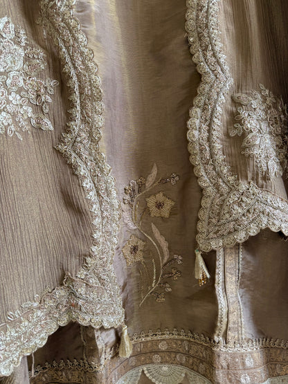 Luxurious Benarsi Tissue silk suit