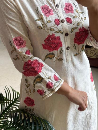 Pure cotton roses coord set
