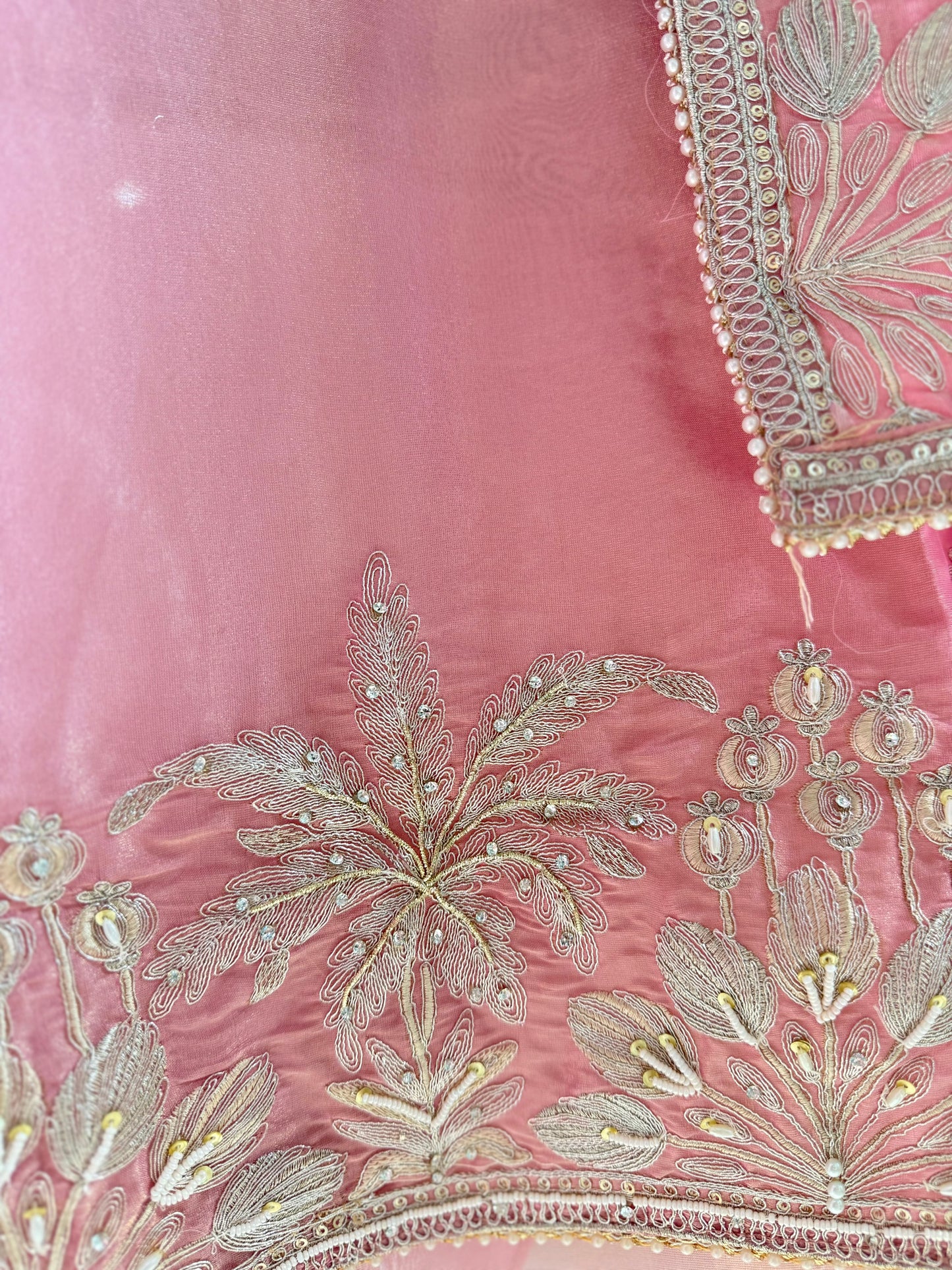 Luxurious Aari work handwork suit
