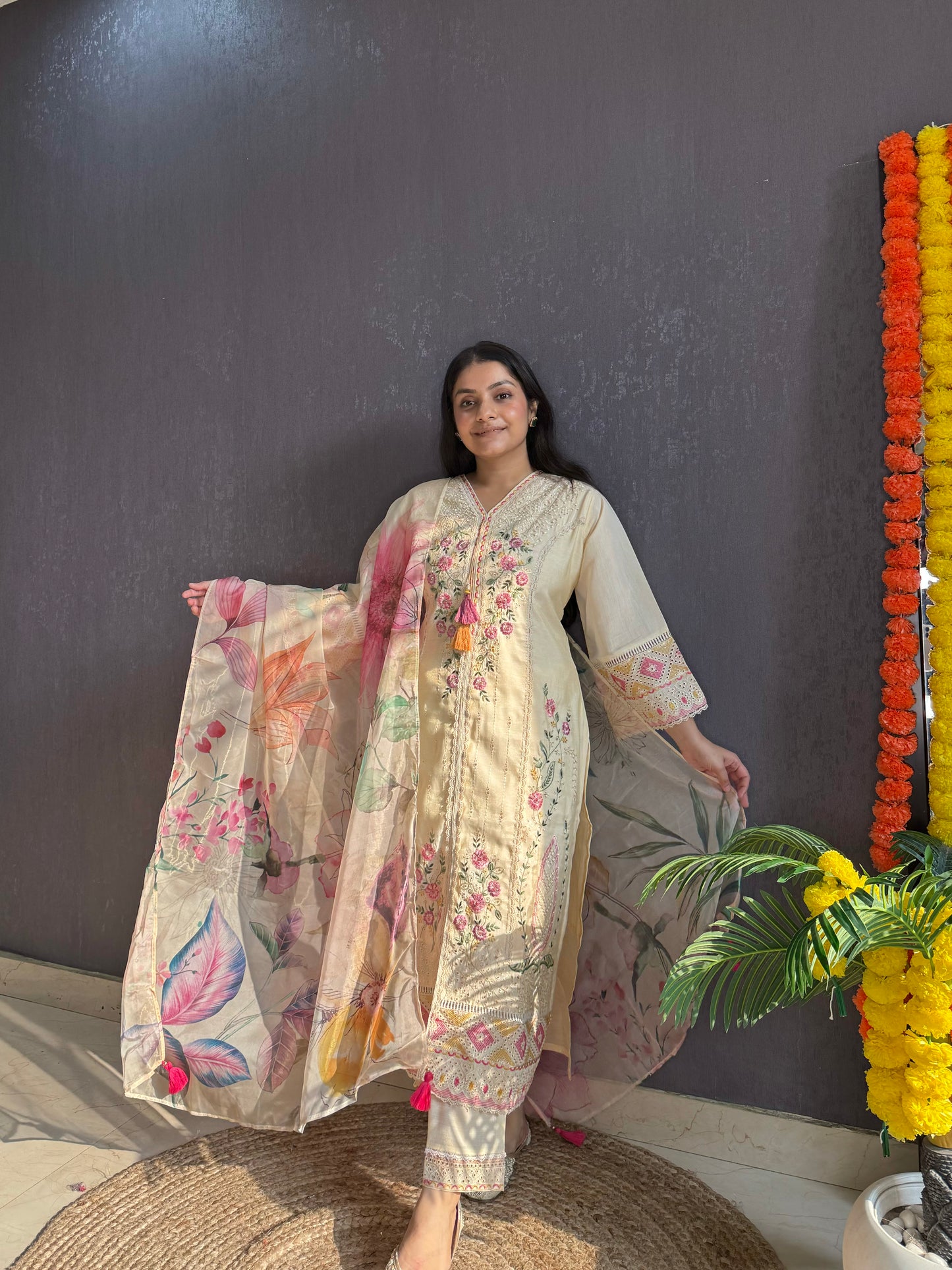 Angrakha Pakistani designer suit
