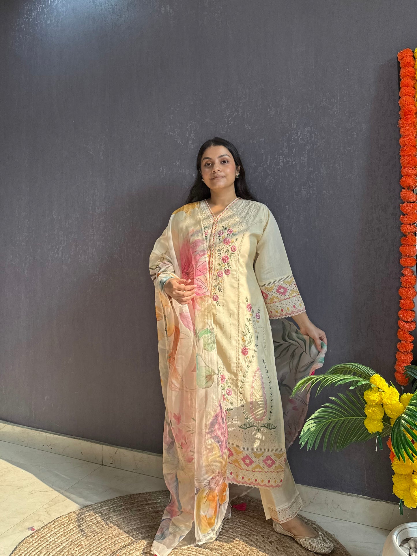 Angrakha Pakistani designer suit
