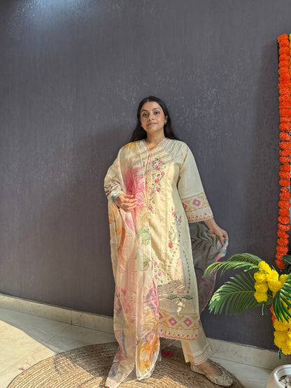 Angrakha Pakistani designer suit