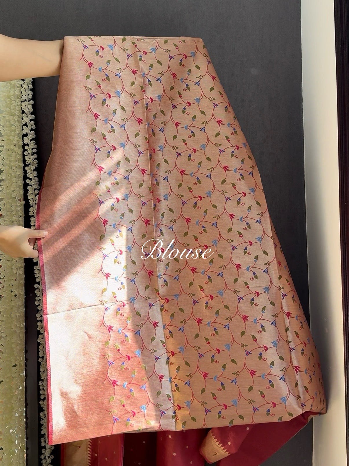 Tussar paithani saree