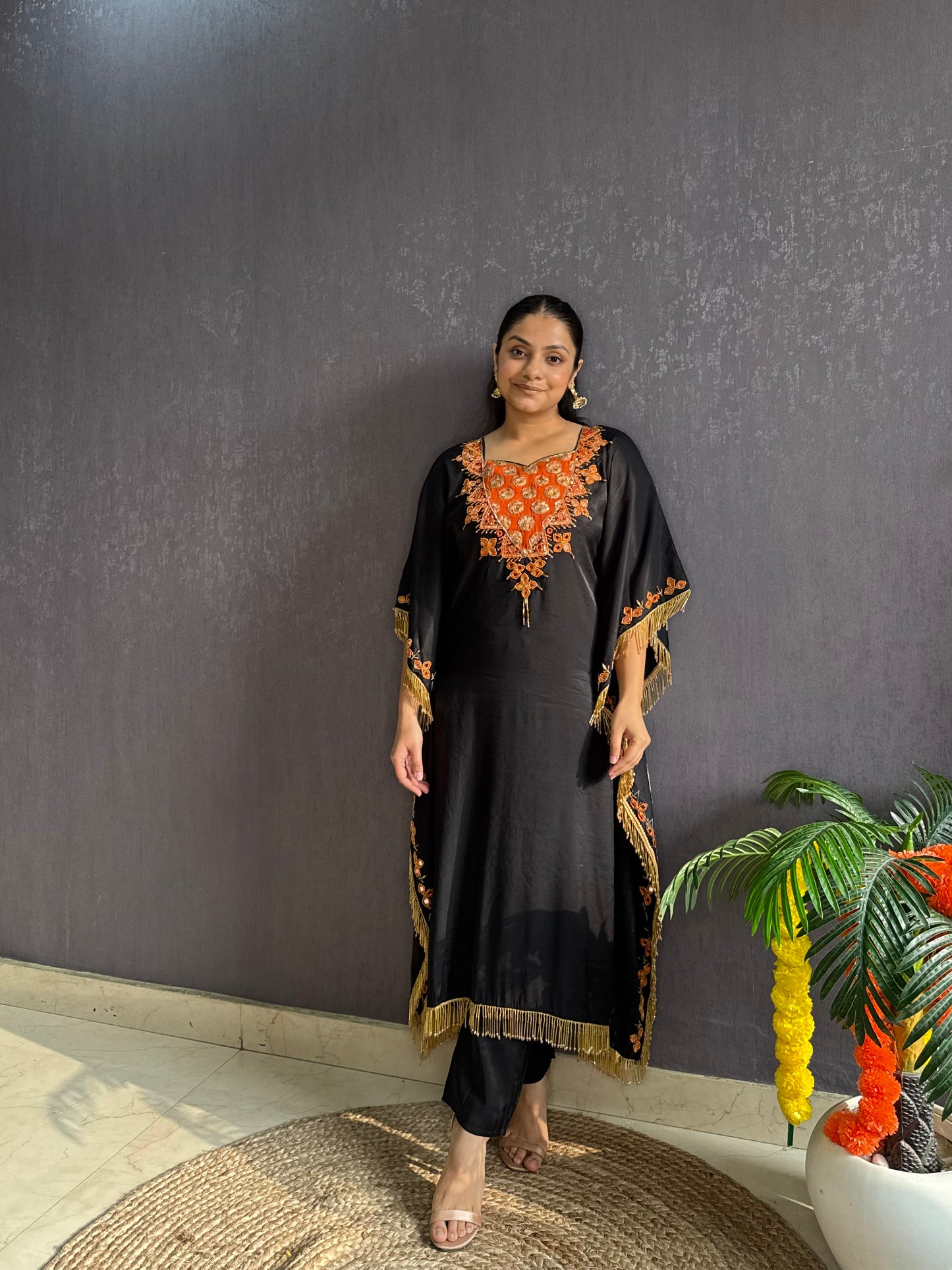 Handwork Sheesha kaftan set