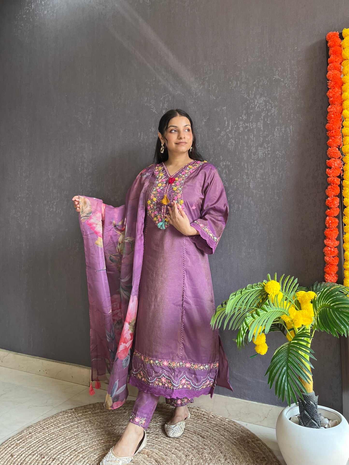 Aline Pakistani Handwork suit