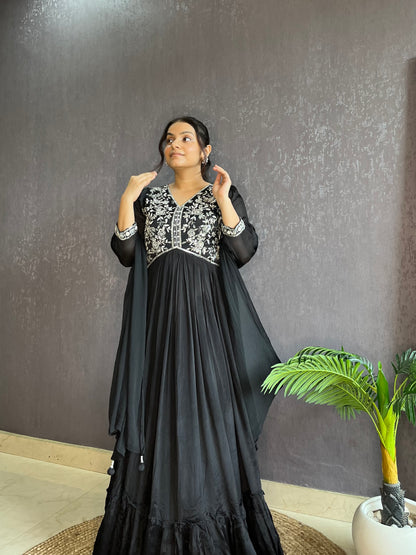 Handwork Anarkali suit