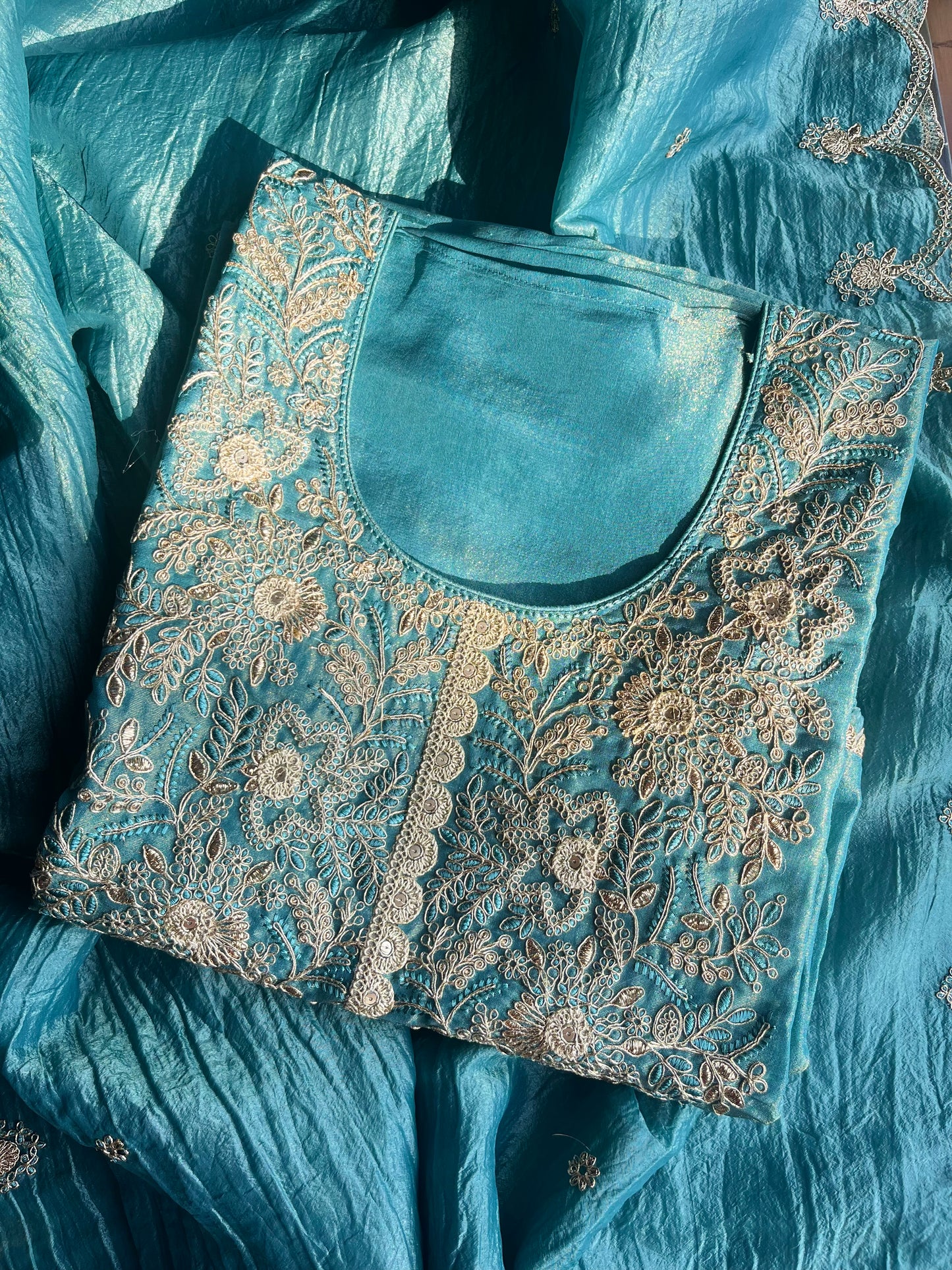 Luxurious Marori aari work suit