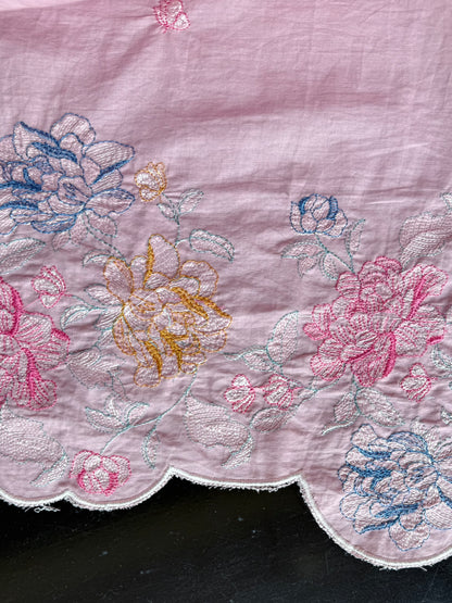 Premium cotton cutwork Coord set
