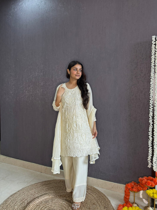 Premium handwork sharara set