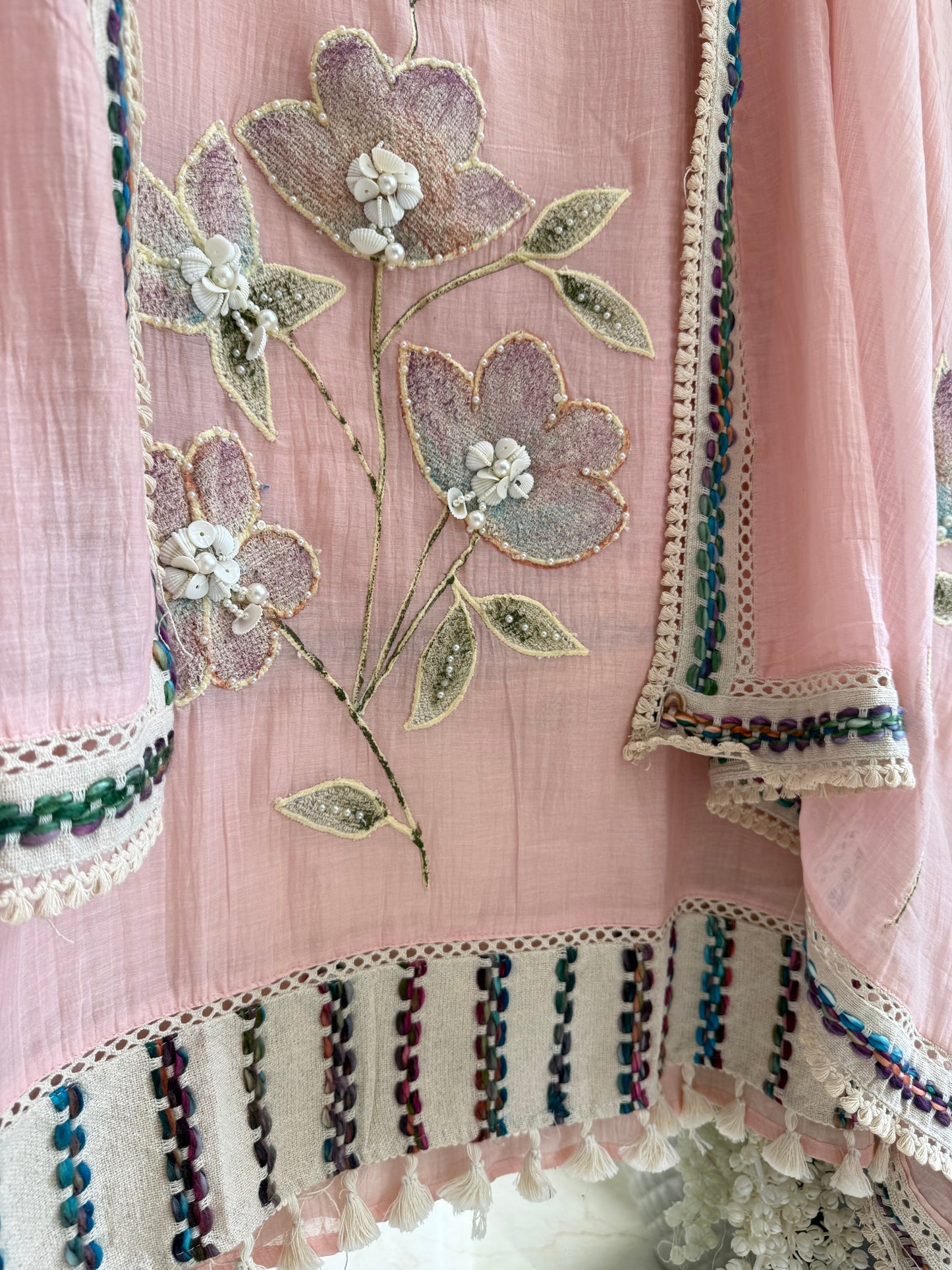 Luxurious Mul chanderi jute suit