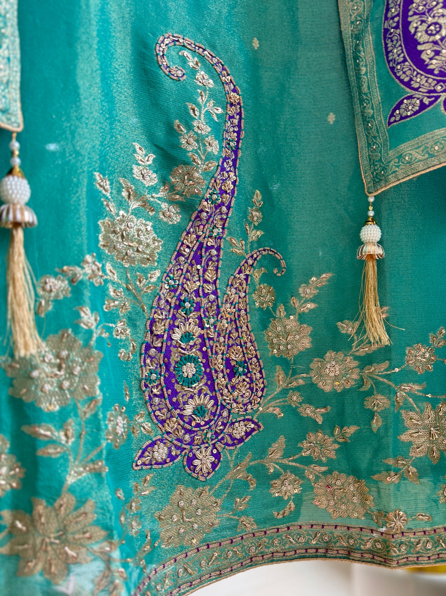 Benarsi zardozi suit