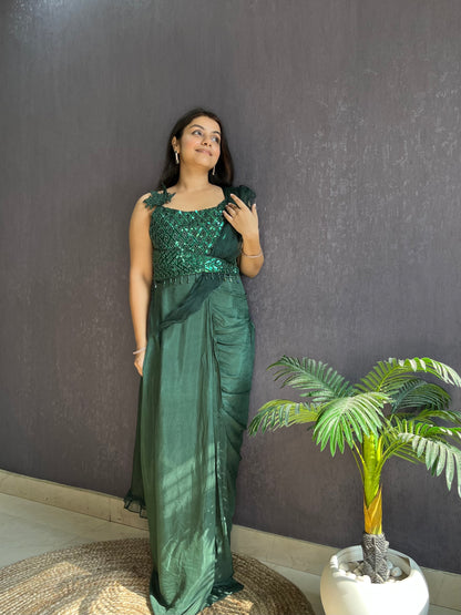 Draped Gown Saree