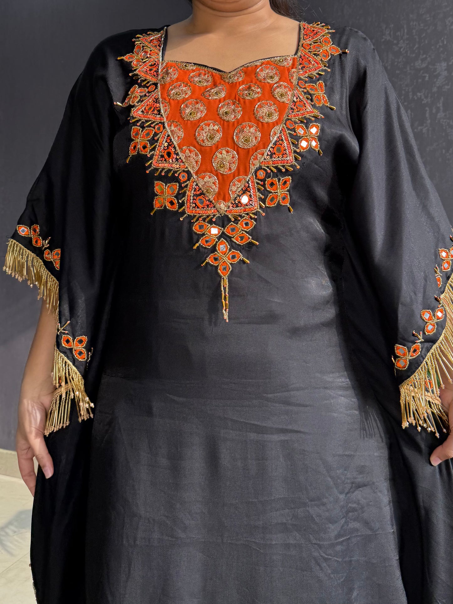 Handwork Sheesha kaftan set