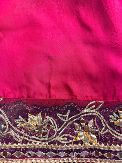 Luxurious Bhandej ombré gotapatti suits